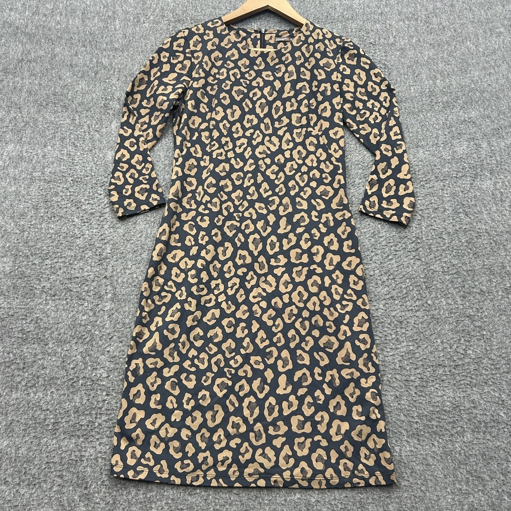 J Mclaughlin Sophia Animal Print Catalina Cloth Stretch Dress XS Mob Siren Money